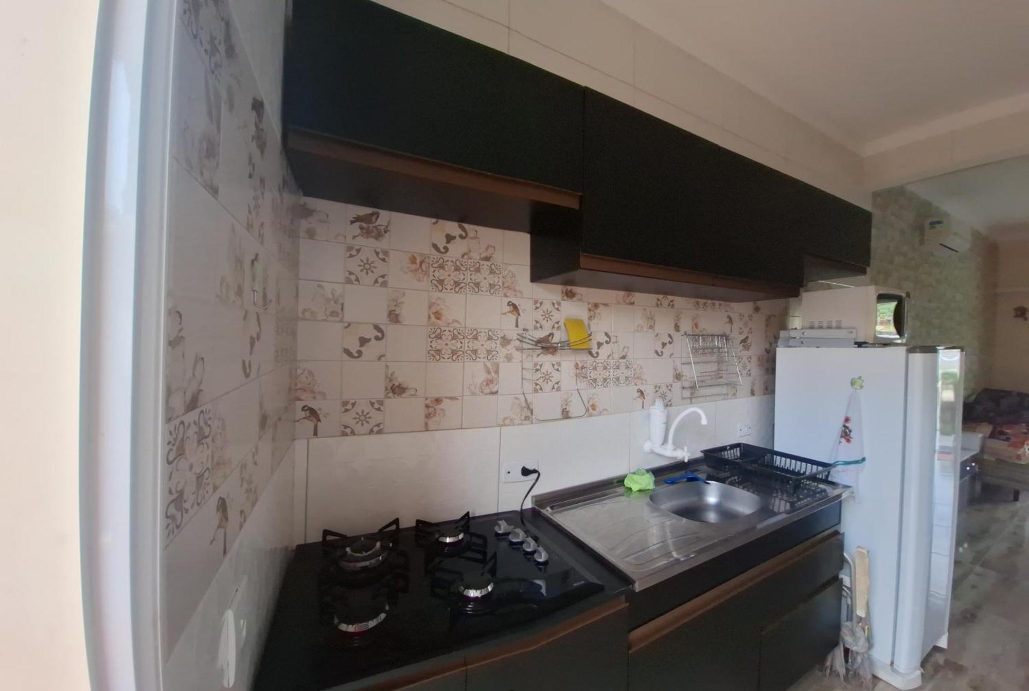 Apartamento encantador com piscina Ubatuba Ruang foto